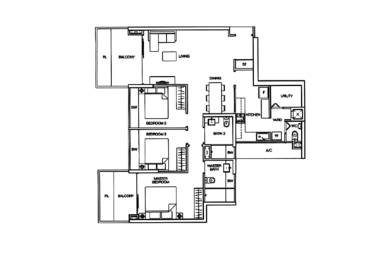 Caspian - Floor Plan