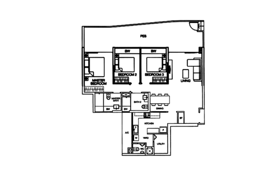 Caspian - Floor Plan