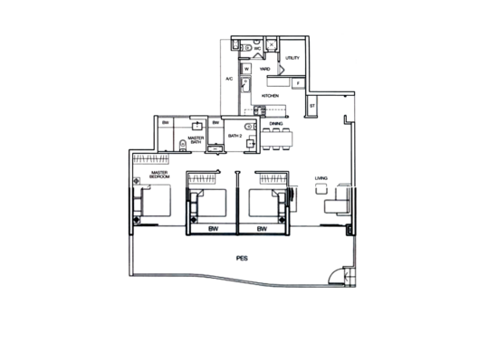 Caspian - Floor Plan