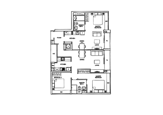 Caspian - Floor Plan