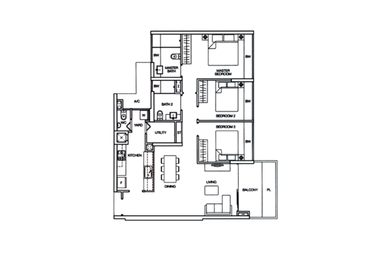 Caspian - Floor Plan