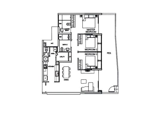 Caspian - Floor Plan