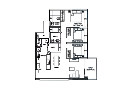 Caspian - Floor Plan