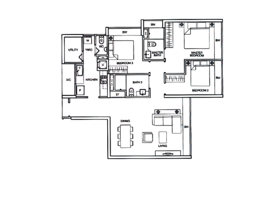 Caspian - Floor Plan