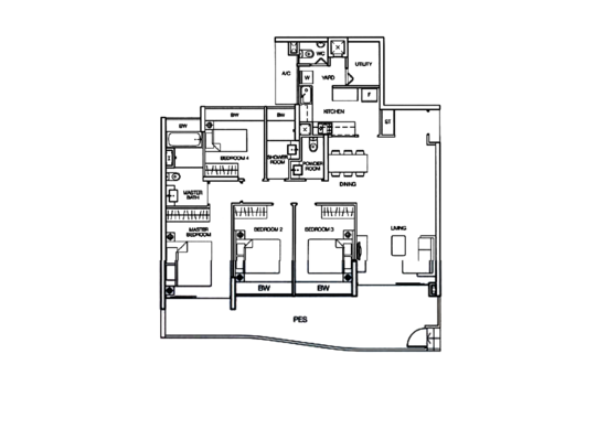 Caspian - Floor Plan