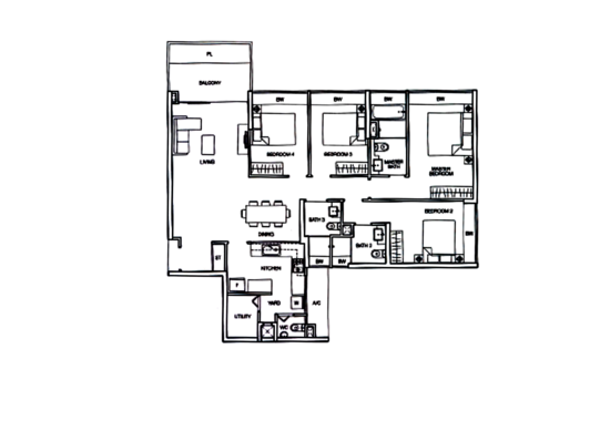 Caspian - Floor Plan