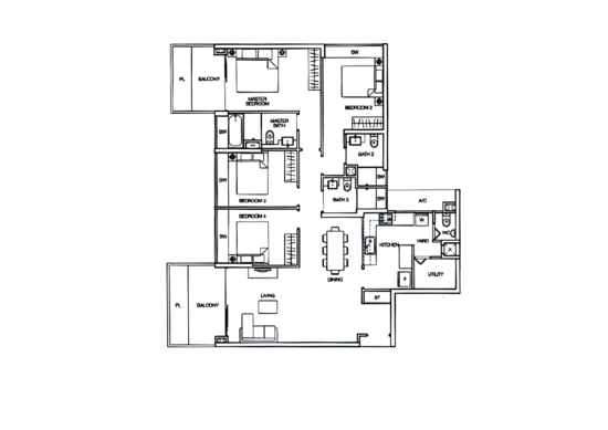 Caspian - Floor Plan