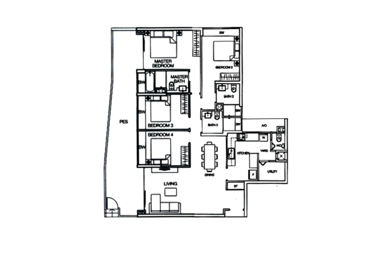 Caspian - Floor Plan