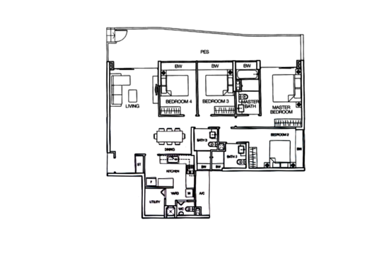 Caspian - Floor Plan