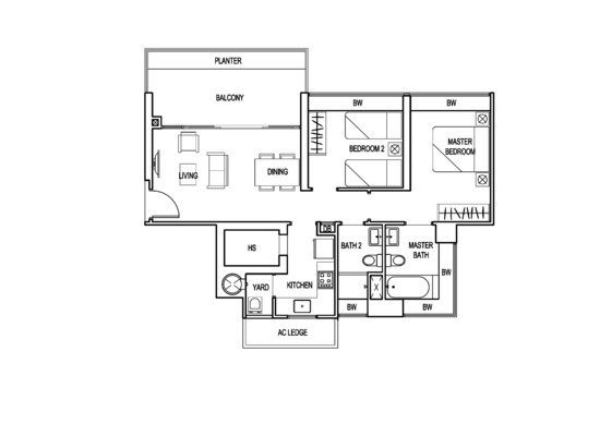 Nova 88 - Floor Plan