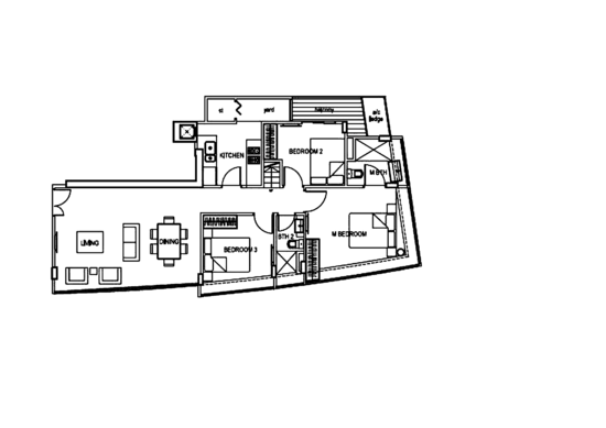 833 M B Residences - Floor Plan