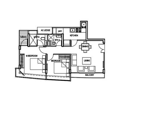 833 M B Residences - Floor Plan