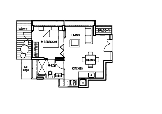 833 M B Residences - Floor Plan