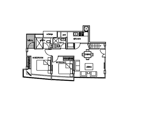 833 M B Residences - Floor Plan