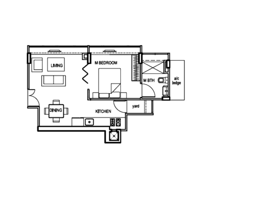 833 M B Residences - Floor Plan