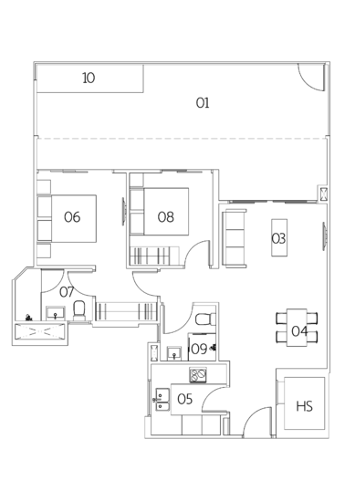 Village @ Pasir Panjang - Floor Plan