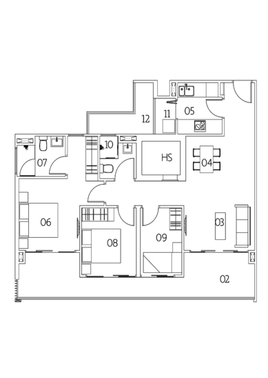 Village @ Pasir Panjang - Floor Plan