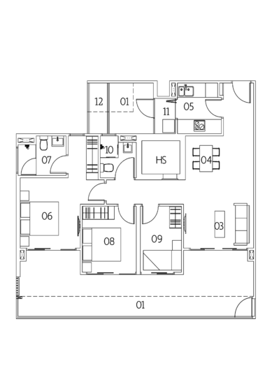 Village @ Pasir Panjang - Floor Plan