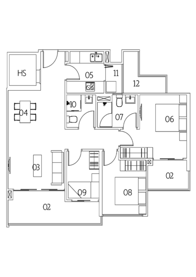 Village @ Pasir Panjang - Floor Plan