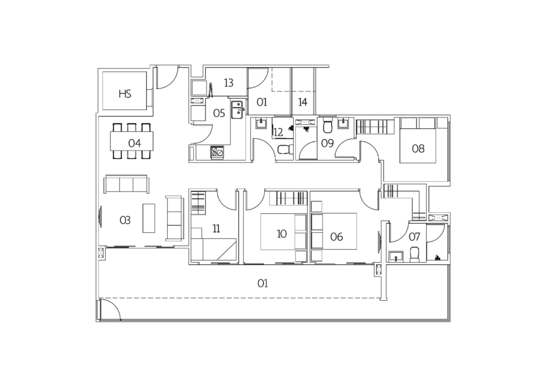 Village @ Pasir Panjang - Floor Plan