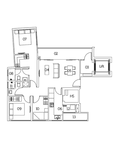 Village @ Pasir Panjang - Floor Plan