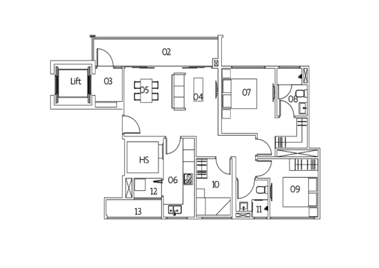 Village @ Pasir Panjang - Floor Plan