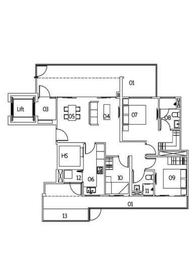 Village @ Pasir Panjang - Floor Plan