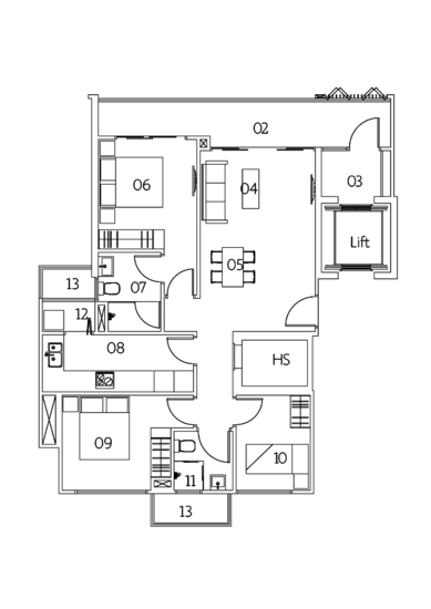 Village @ Pasir Panjang - Floor Plan