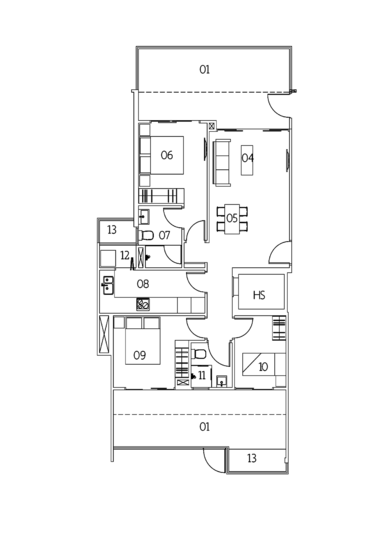 Village @ Pasir Panjang - Floor Plan