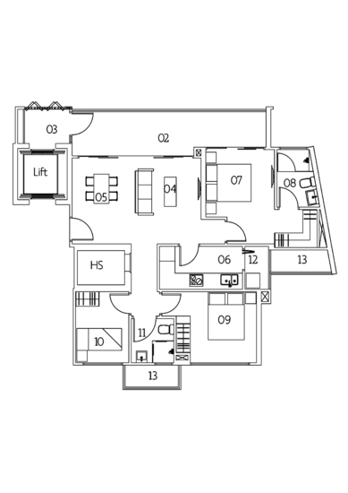 Village @ Pasir Panjang - Floor Plan