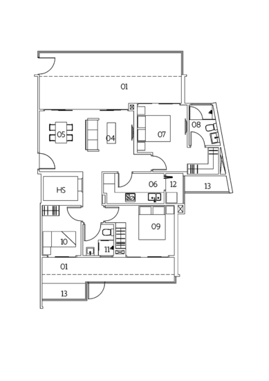 Village @ Pasir Panjang - Floor Plan