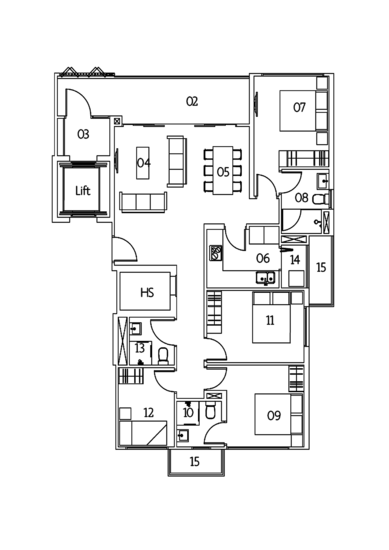 Village @ Pasir Panjang - Floor Plan