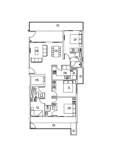 Village @ Pasir Panjang - Floor Plan