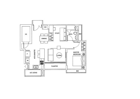 Rosewood Suites - Floor Plan
