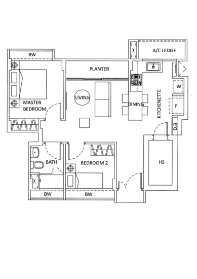 Rosewood Suites - Floor Plan