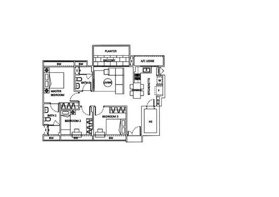 Rosewood Suites - Floor Plan