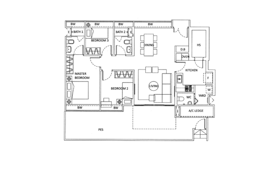 Rosewood Suites - Floor Plan