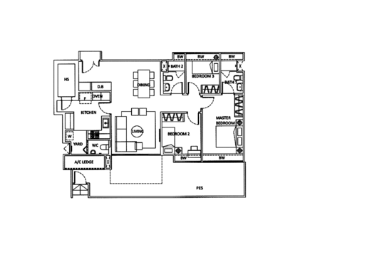 Rosewood Suites - Floor Plan