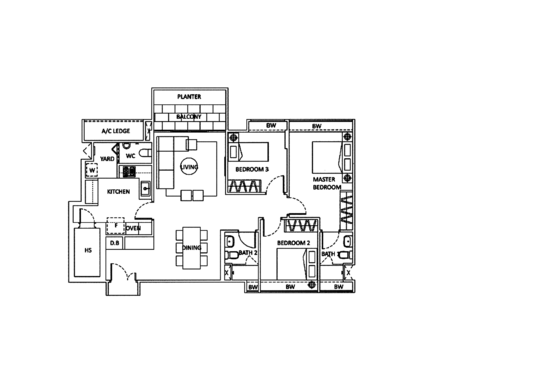 Rosewood Suites - Floor Plan