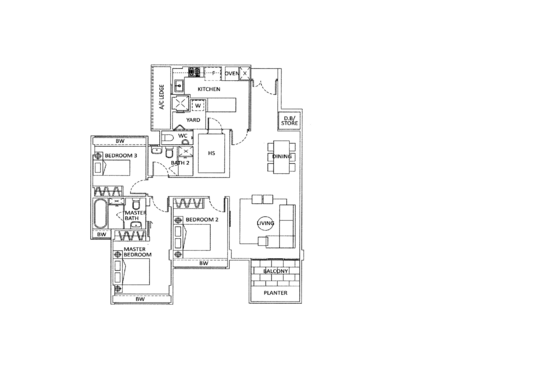 Rosewood Suites - Floor Plan