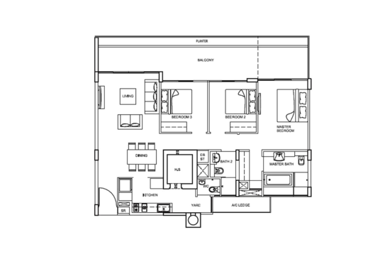 The Peak @ Balmeg - Floor Plan
