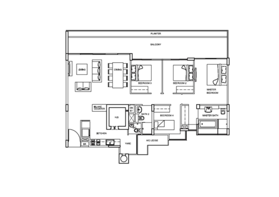 The Peak @ Balmeg - Floor Plan