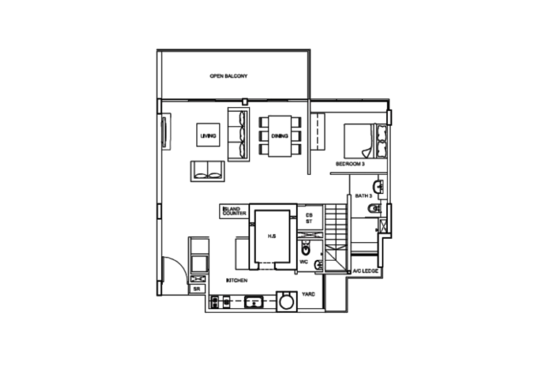 The Peak @ Balmeg - Floor Plan