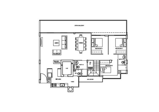 The Peak @ Balmeg - Floor Plan