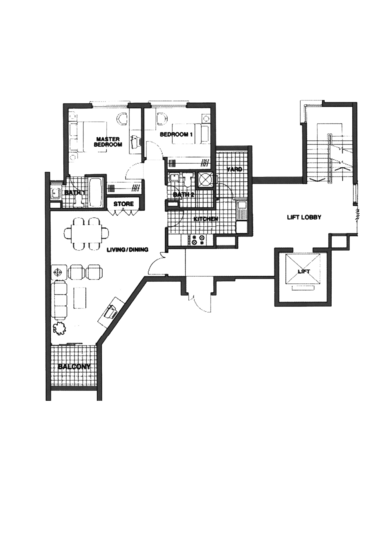 Villa De West - Floor Plan