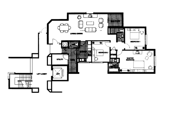 Villa De West - Floor Plan
