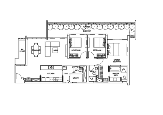The Arte - Floor Plan