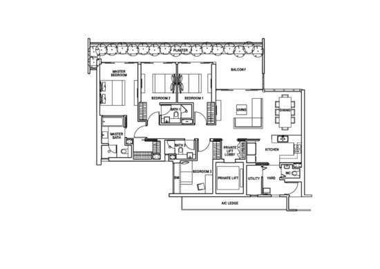 The Arte - Floor Plan