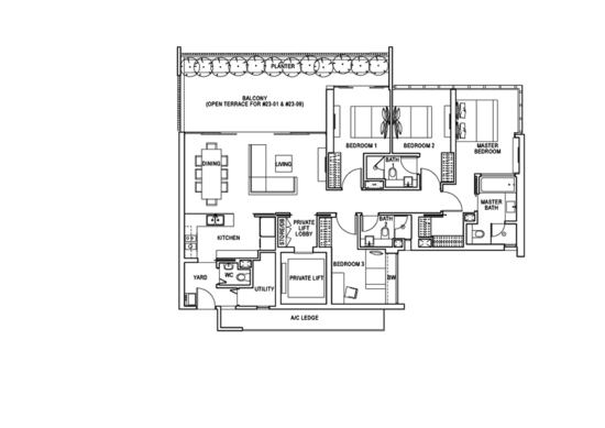 The Arte - Floor Plan