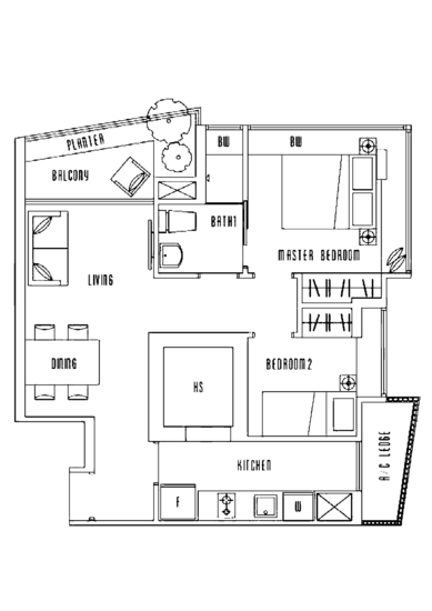 Illuminaire on Devonshire - Floor Plan